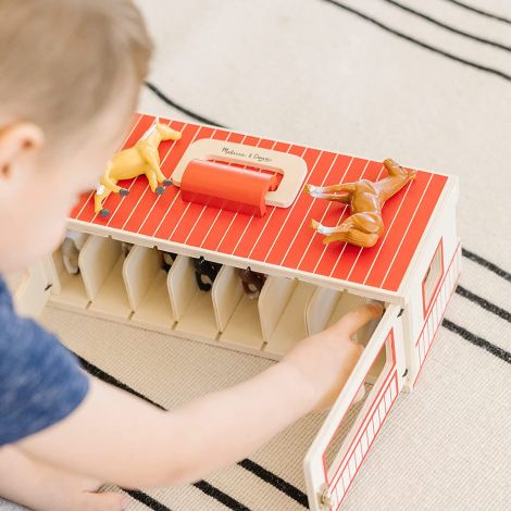 Grajd portabil cu 8 cai Melissa and Doug - poza 5