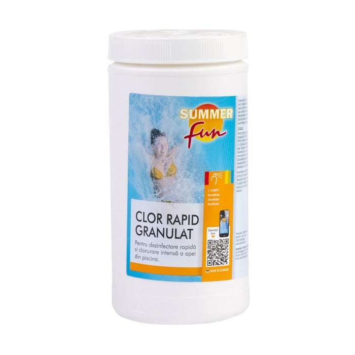 Granule clor rapid pentru igienizarea apei din piscina,1 kg
