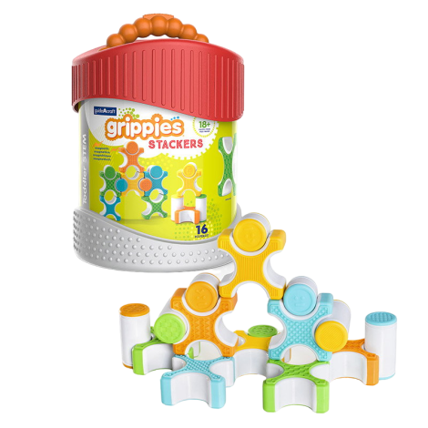 Grippies Stackers, set magnetic senzorial (16 piese) - poza 1