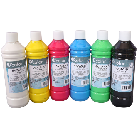 Guasa lavabila pentru pictura 500 ml Galben