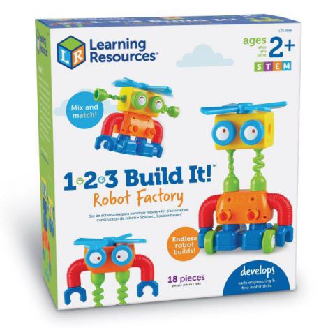 Hai sa construim - 1, 2, 3 robotel colorat - poza 1