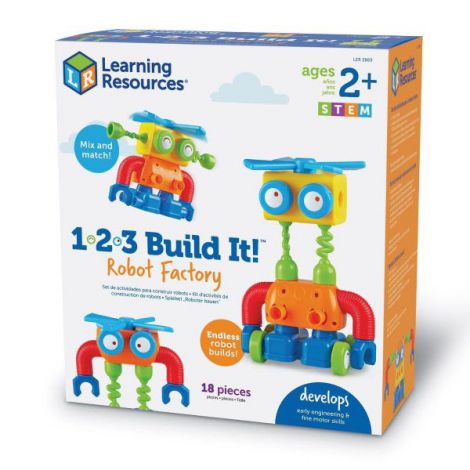 Hai sa construim - 1, 2, 3 robotel colorat - poza 2