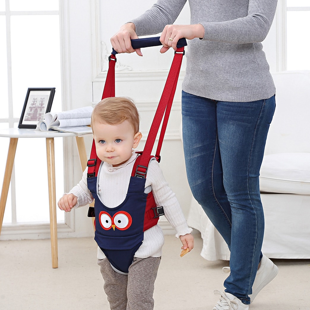 Ham bebe 2in1 pentru asistenta la mers – Bufnita Bleumarin - poza 1