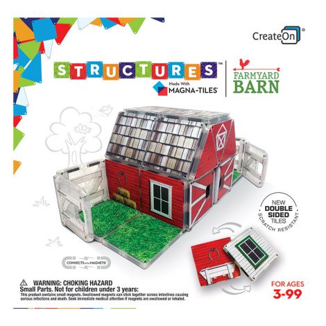 Hambarul de la ferma, Magna-Tiles Structures - poza 1