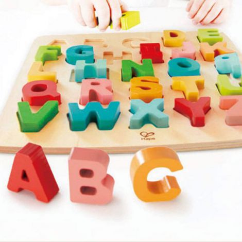 Hape Puzzle Alfabet Chunky - poza 3