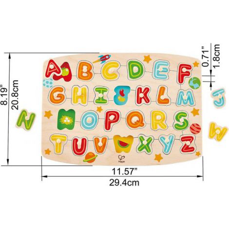 Hape Puzzle Litere - poza 4