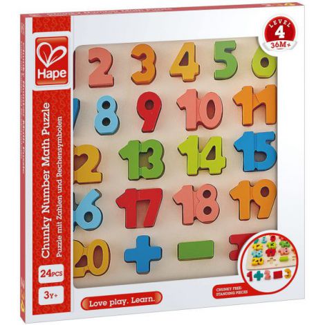 Hape Puzzle Matematica Chunky - poza 2