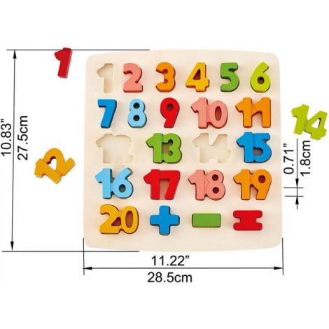 Hape Puzzle Matematica Chunky - poza 4
