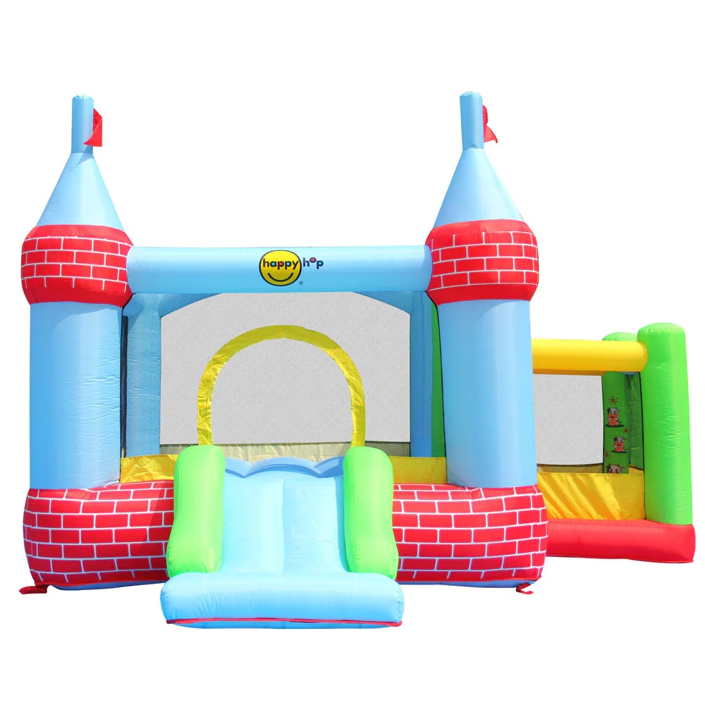 Happy Hop Castel Gonflabil cu Tobogan, Mingi si Pompa 325x300x220 cm - poza 5