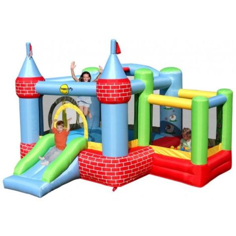 Happy Hop - Spatiu de joaca gonflabil pentru sarit - Castel cu loc de joaca cu bile - poza 2