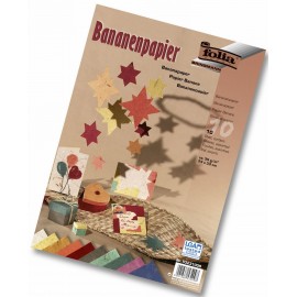 Hartie colorata din frunza de bananier - poza 1