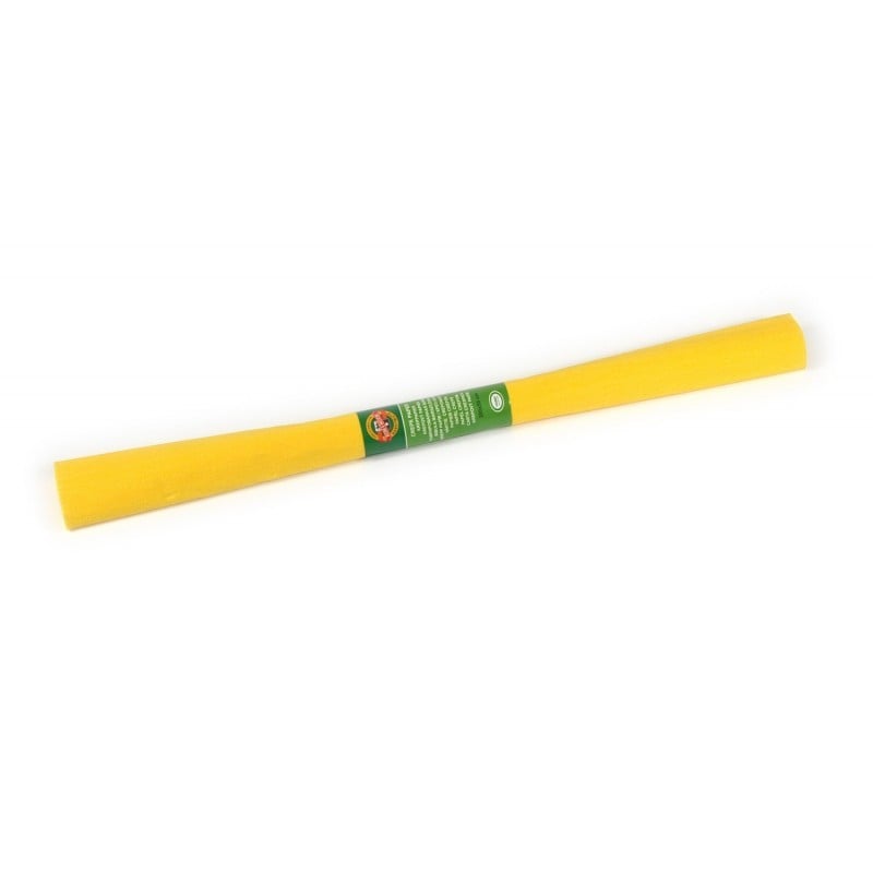 Hartie creponata 50x200 cm,galben,10 bucati set