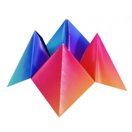 Hartie origami 100 coli curcubeu 15 x 15 - poza 3