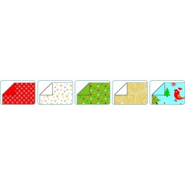 Hartie origami 50 coli 15x15 Craciun - poza 2