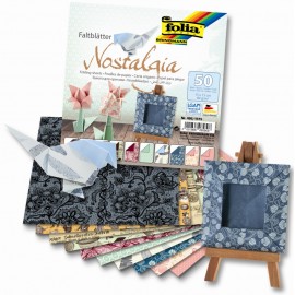 Hartie origami 50 coli 15x15 Nostalgie
