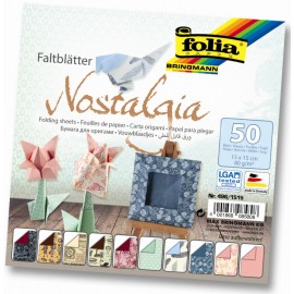 Hartie origami 50 coli 15x15 Nostalgie - poza 4