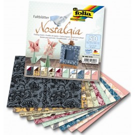 Hartie origami 50 coli 15x15 Nostalgie - poza 5