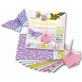 Hartie origami 50 coli 15x15 Primavara - poza 1