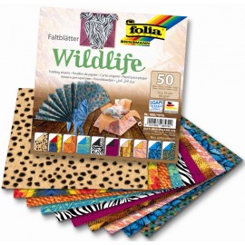 Hartie origami 50 coli 15x15 Viata salbatica - poza 4