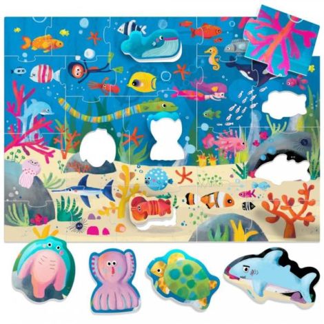 Headu Ecoplay - Puzzle Animalute In Ocean - poza 1