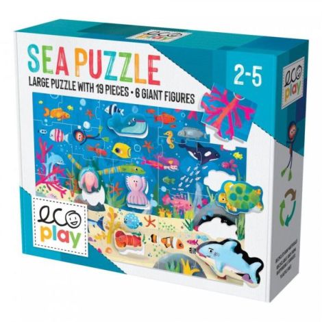 Headu Ecoplay - Puzzle Animalute In Ocean - poza 2