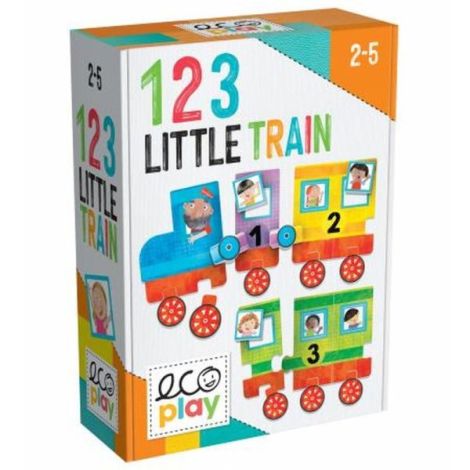 Headu Ecoplay - Puzzle Micul Tren 123 - poza 2