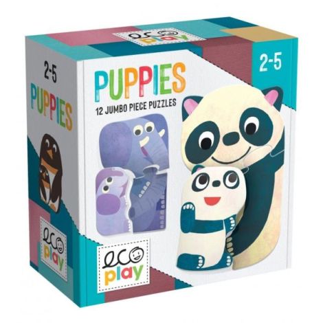 Headu Ecoplay - Puzzle-Uri Animalute Cu Pui - poza 2
