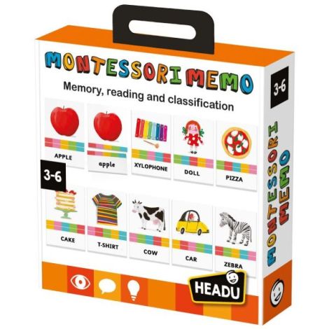 Headu - Joc Montessori memoreaza citeste clasifica 3-6 ani - poza 1