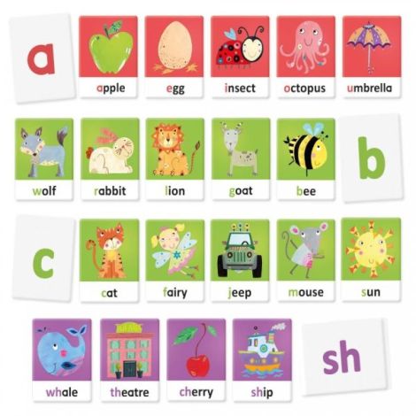Headu Montessori - Cartonase Sa Invatam Alfabetul - poza 1
