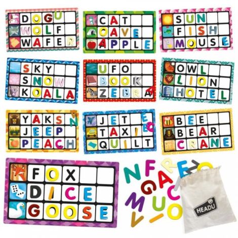 Headu Montessori - Joc Bingo Atingeti Imagini Si Cuvinte - poza 1