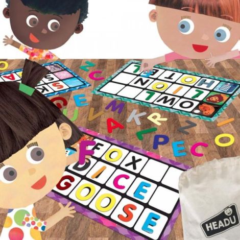 Headu Montessori - Joc Bingo Atingeti Imagini Si Cuvinte - poza 2