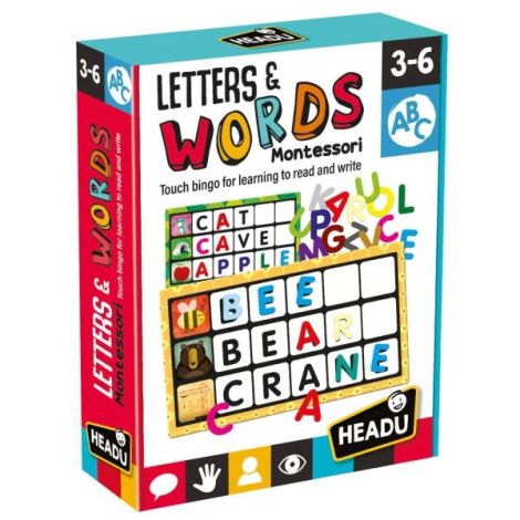Headu Montessori - Joc Bingo Atingeti Imagini Si Cuvinte - poza 4