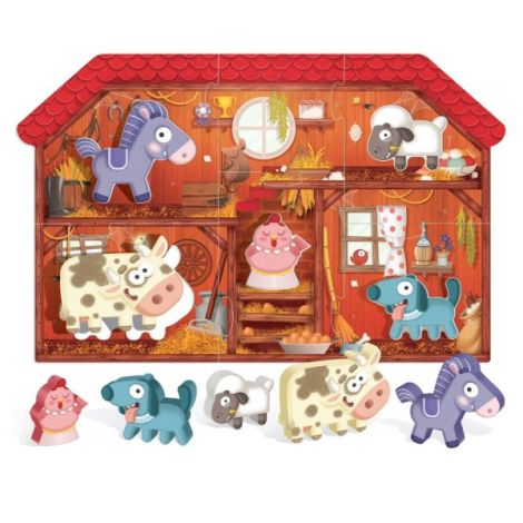 Headu Montessori - Primul Meu Puzzle - Ferma - poza 1