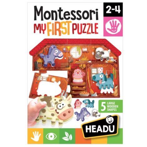 Headu Montessori - Primul Meu Puzzle - Ferma - poza 3