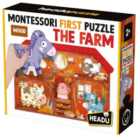 Headu Montessori - Primul Meu Puzzle - Ferma - poza 4