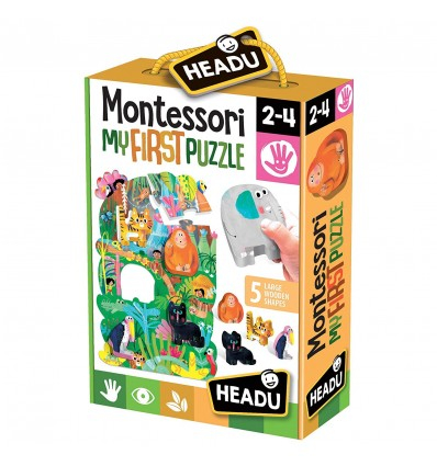 Headu Montessori - Primul Meu Puzzle - Jungla