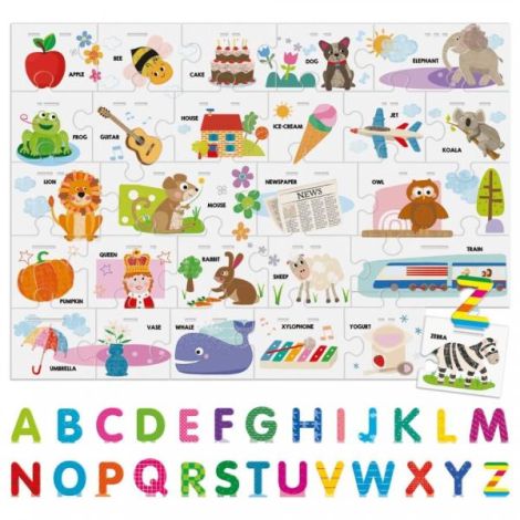 Headu Montessori - Puzzle Alfabet 3D - poza 2