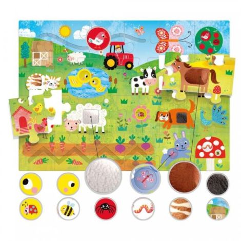 Headu Montessori - Puzzle Tactil - poza 1