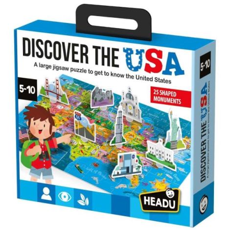 Headu - Puzzle descoperiti Statele Unite ale Americii cu 25 de monumente 3D - poza 1