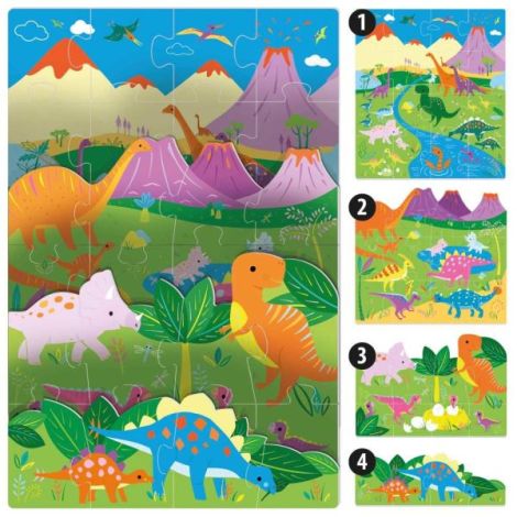 Headu - Puzzle dinozauri - poza 1