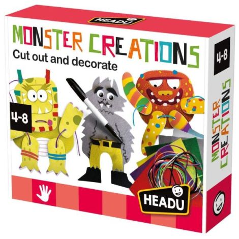 Headu - Set de creatie monstri cu diferite tehnici creative 4-8 ani - poza 1