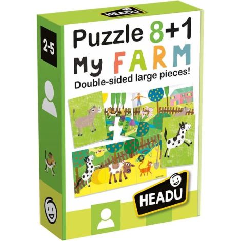 Headu Teacher Tested - 8 si 1 Primul Meu Puzzle Ferma - poza 3