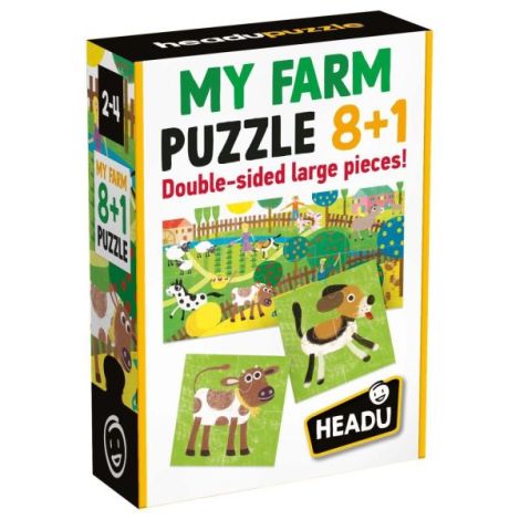 Headu Teacher Tested - 8 si 1 Primul Meu Puzzle Ferma - poza 4