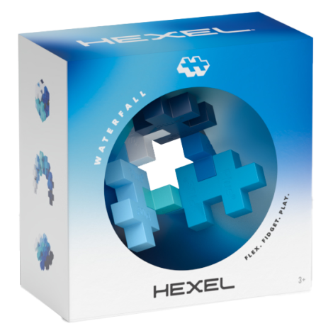 HEXEL Spectrum - Jucarie fidget creativa - Plus Plus, Waterfall - poza 3