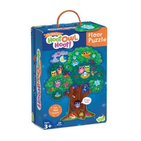 Hoot Owl Hoot, puzzle de podea in forma de copac, cu bufnite - poza 3