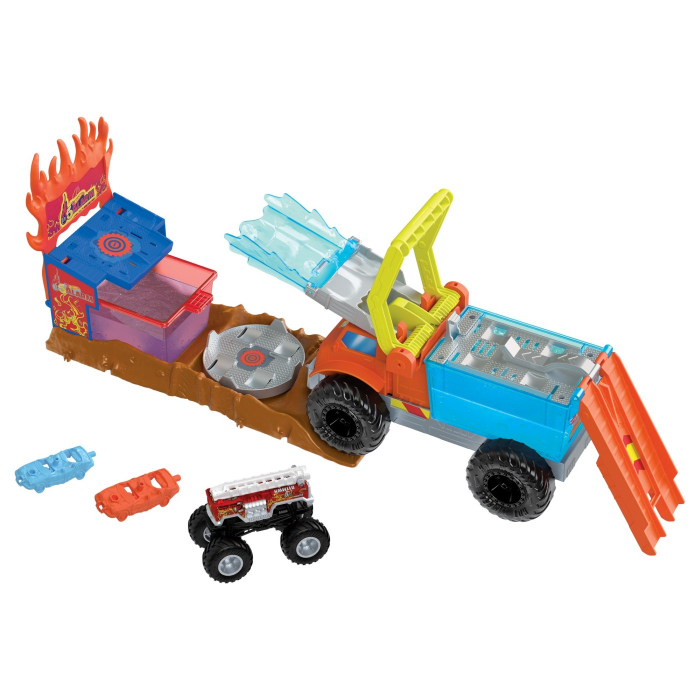Hot Wheels - Monster Truck Arena Smashers Color Shifters Salvarea lui 5Alarm