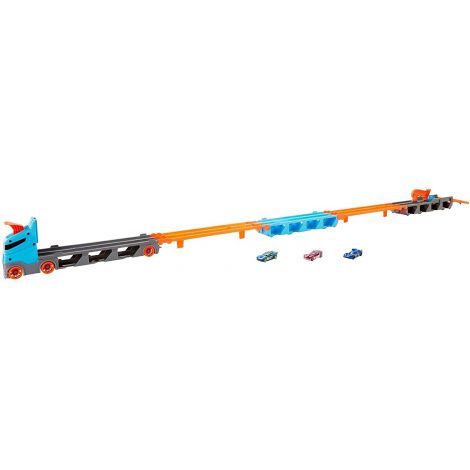 Hot Whels 2 In 1 Mega Transportator Masini Pista - poza 5