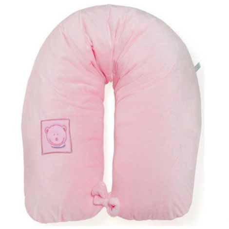 Husa blanita pentru perna gravida Colectia Mis Mat Roz 165cm - poza 1