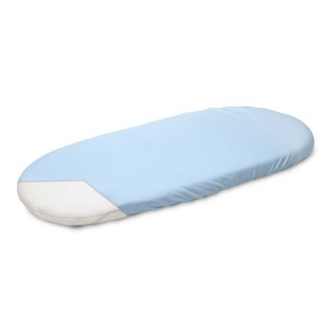 Husa de bumbac cu elastic pentru salteaua de landou Albastru - poza 2
