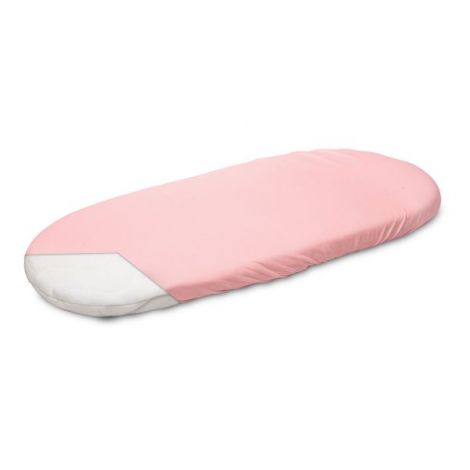 Husa de bumbac cu elastic pentru salteaua de landou Roz - poza 2